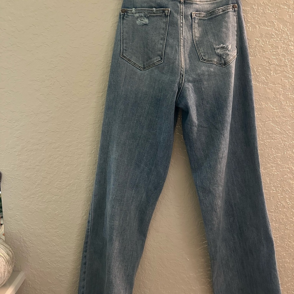 Judy Blue Oasis High Rise 90’s Straight Jeans In Light Wash Size 1 - Picture 2 of 6